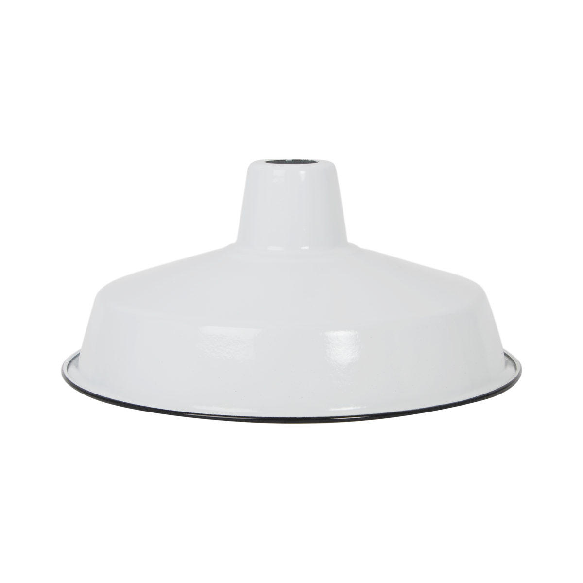 Emaille Lampenschirm Classic Weiss