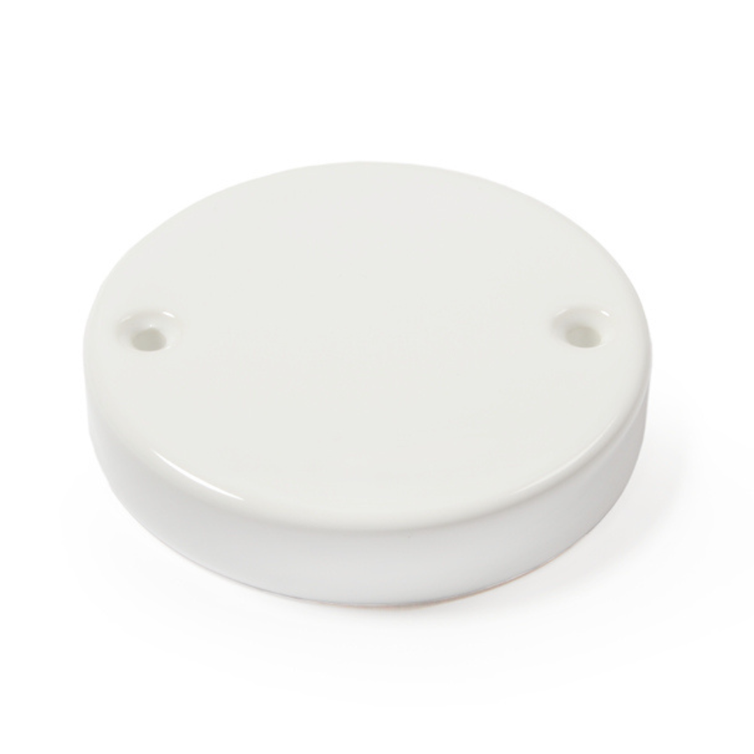 Blinddeckel Porzellan Weiss "Nudo"
