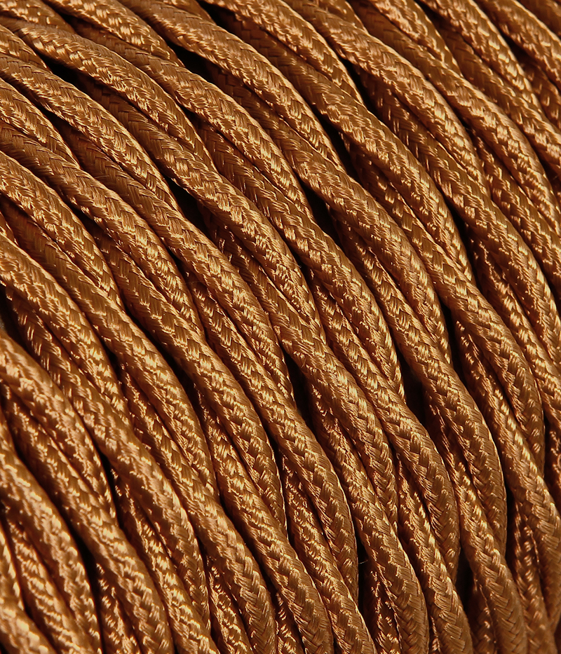 Textilkabel Whisky verdrillt TR14, 2 x 0,75mm²