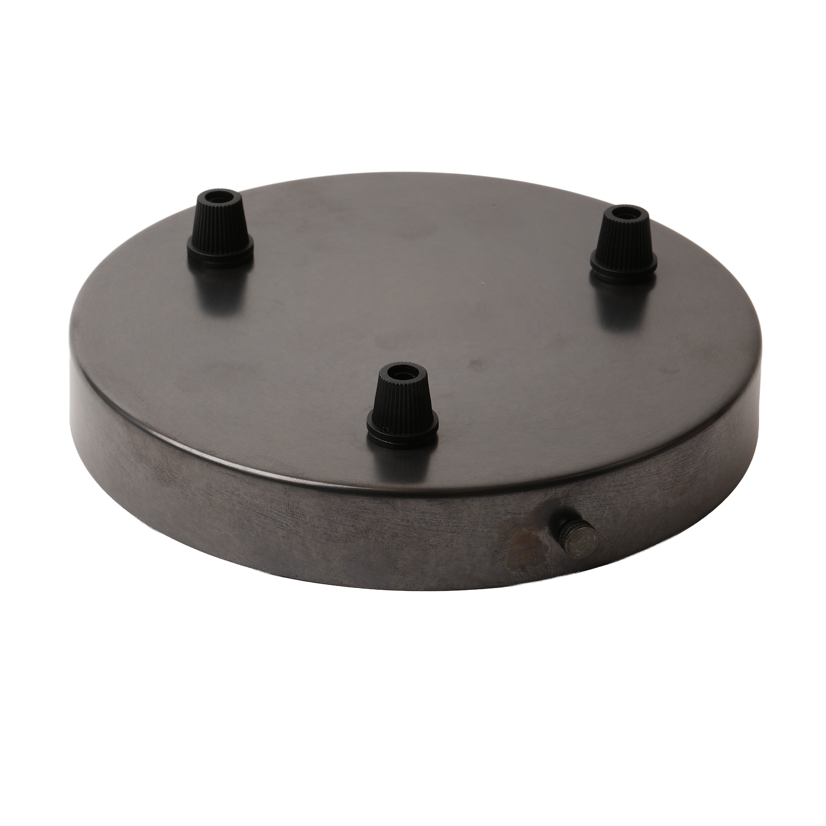 Lampenbaldachin 3-Loch Metall Bronzed Finish gross