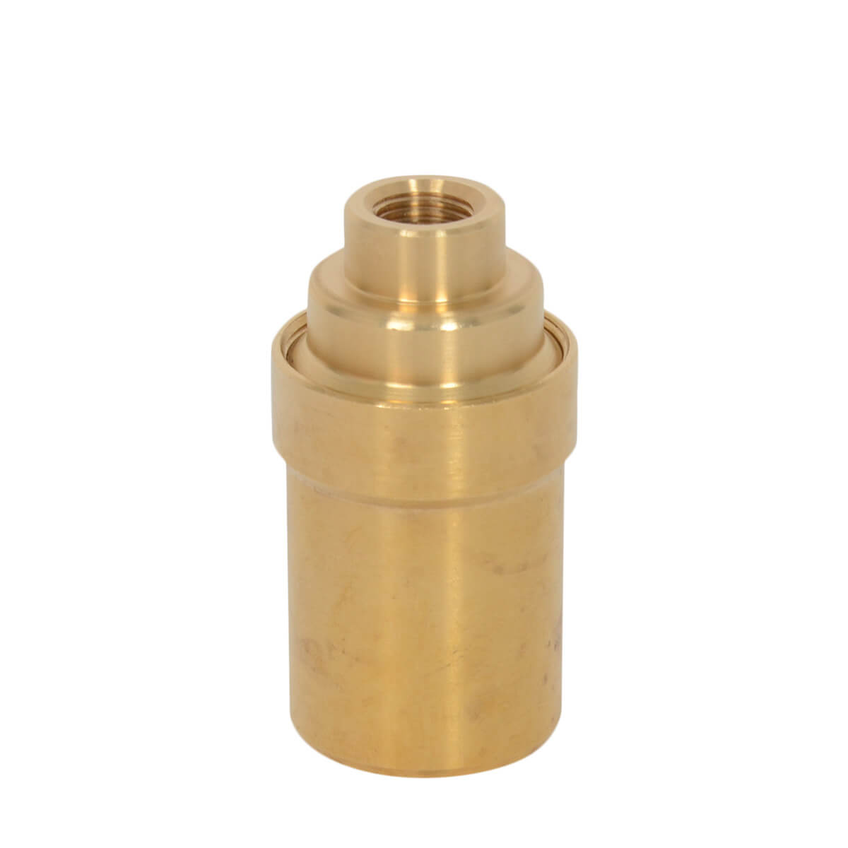 Lampenfassung E14 mit M10x1-Gewinde Brass
