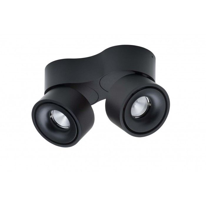 LED-Spot Easy Double schwarz | Antidark
