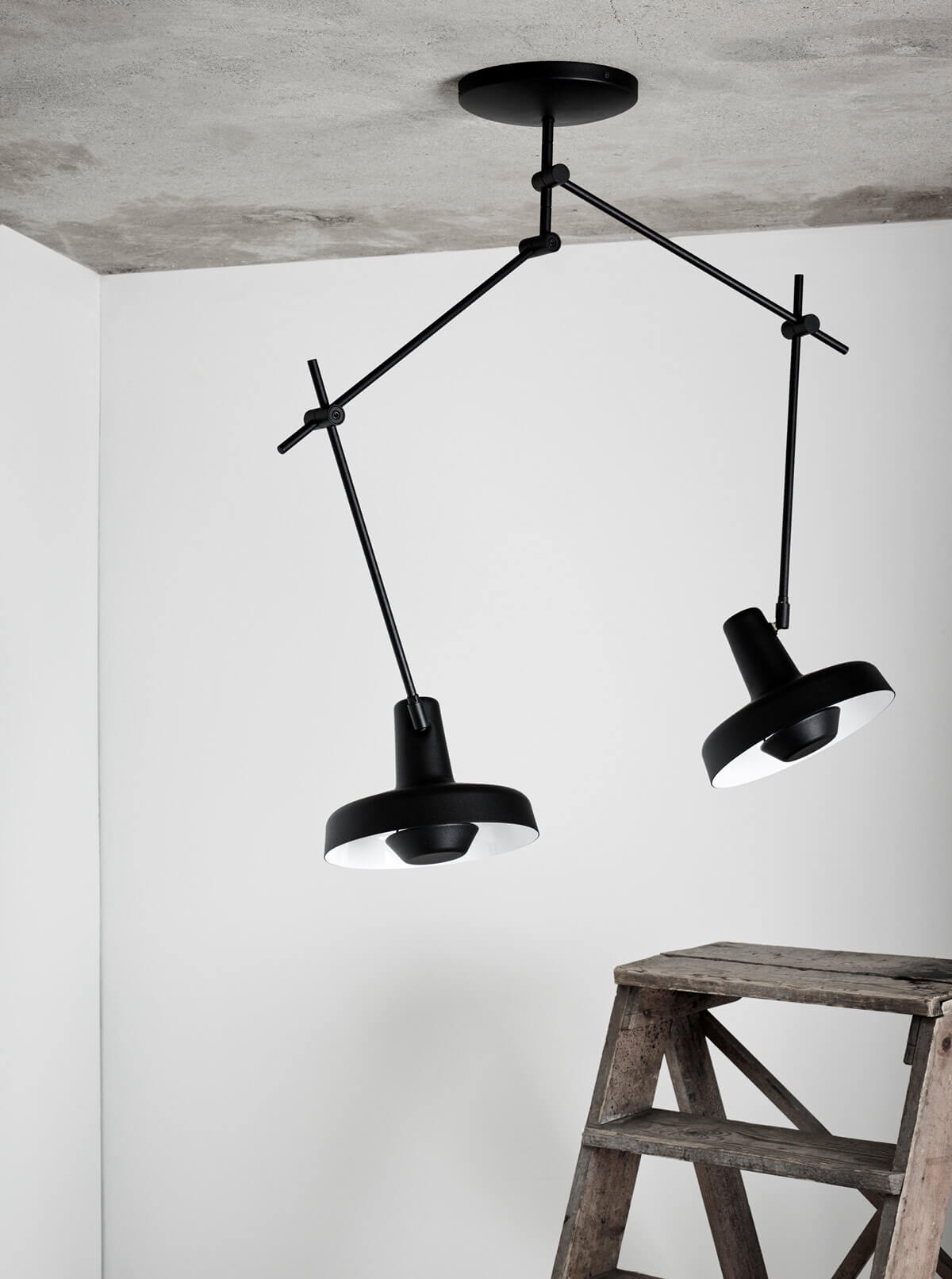 Deckenlampe Arigato Ceiling doppel schwarz