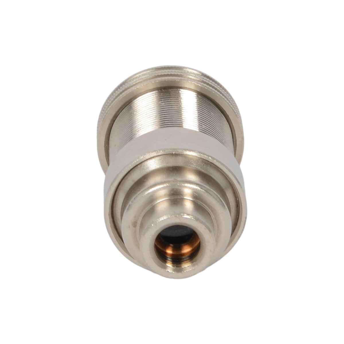 Lampenfassung E14 mit Stellring und M10x1Gewinde Nickel