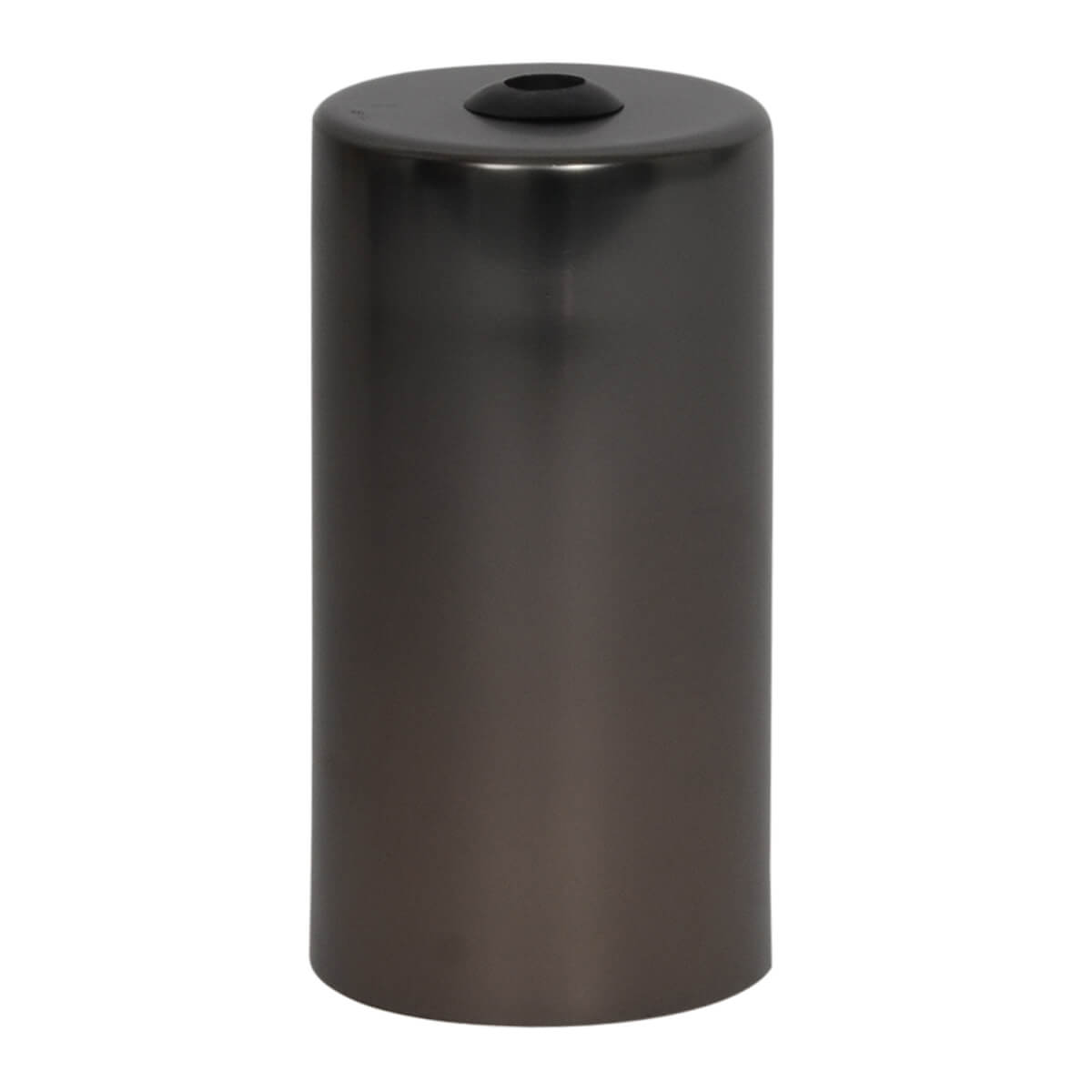 Lampenfassung zylinderförmig Gunmetal E27