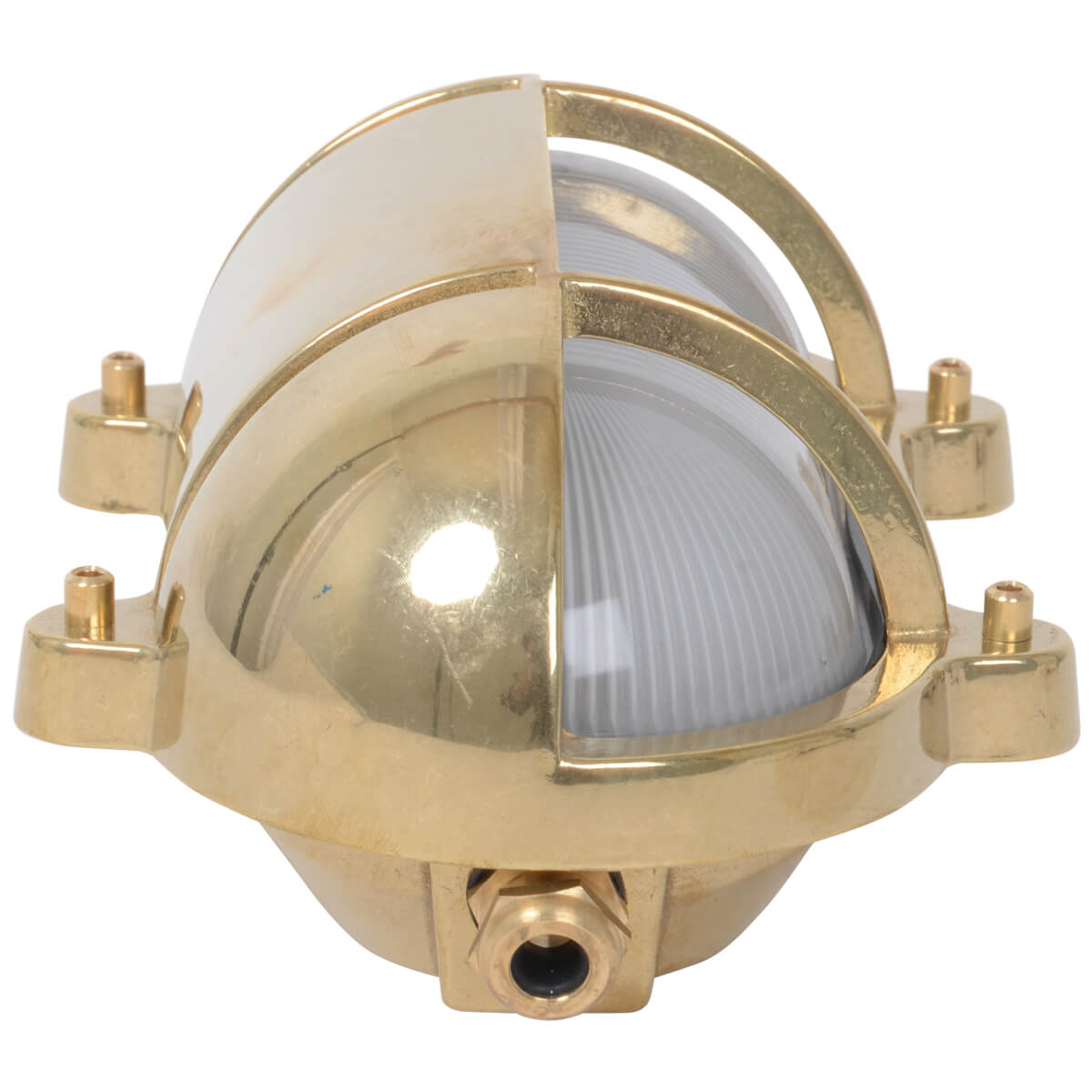 Wandlampe Line Oval Messing 245x172 E27 | Foresti & Suardi