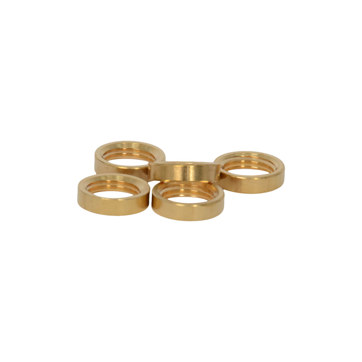 M10x1 Ring Brass, 5 Stk.