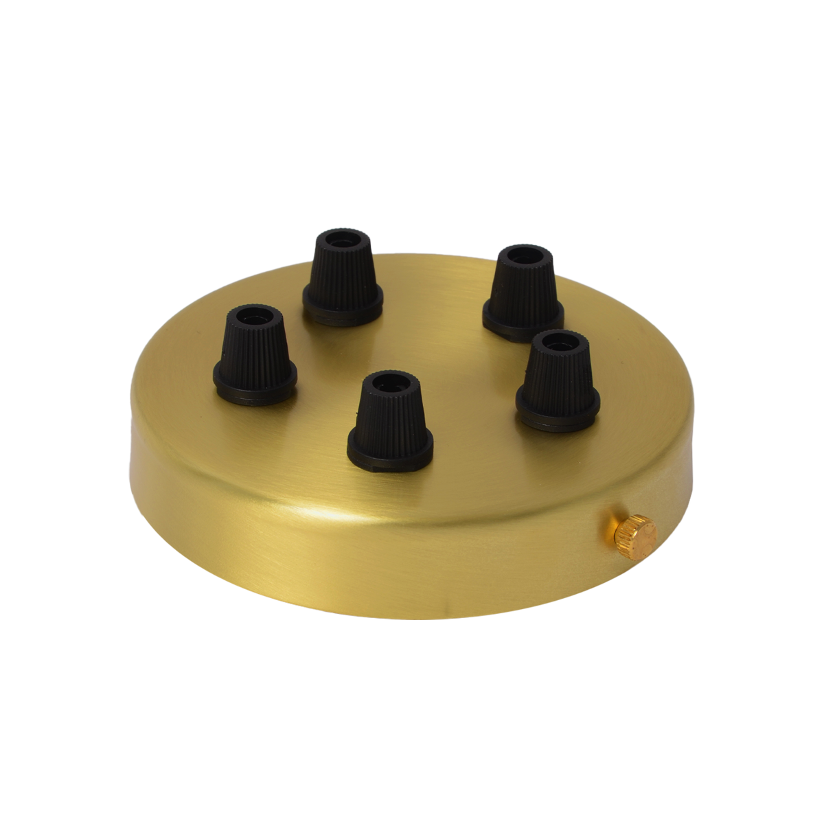 Lampenbaldachin 5-Loch Messing Satin Brass