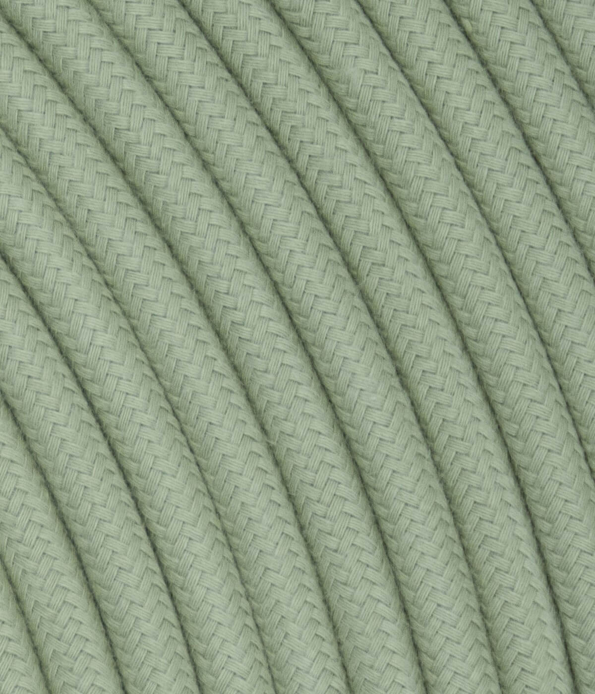 Textilkabel Salbei Grün "Spago" TO430, 2x 0,75mm²