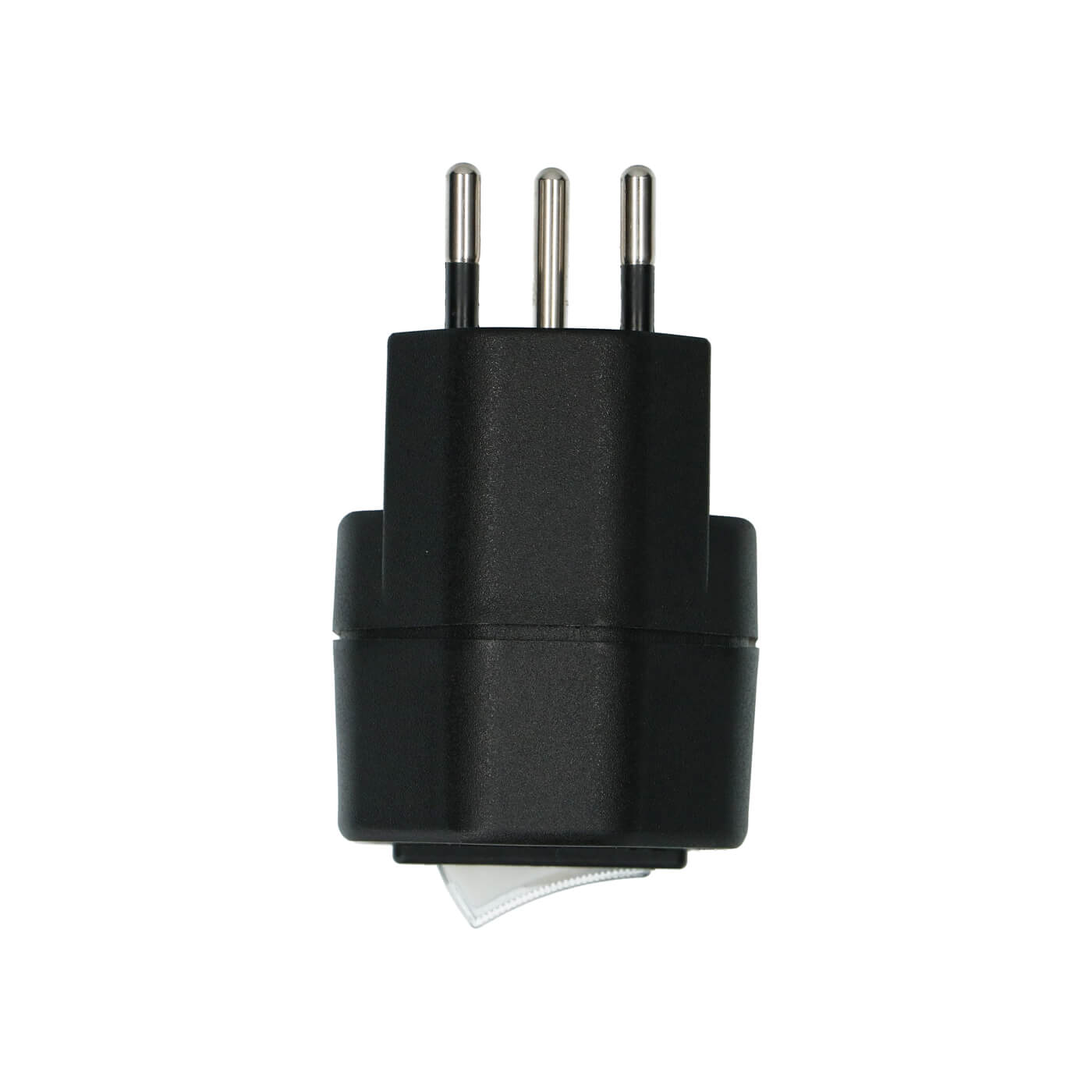 Stecker Typ13 mit Schalter Schwarz