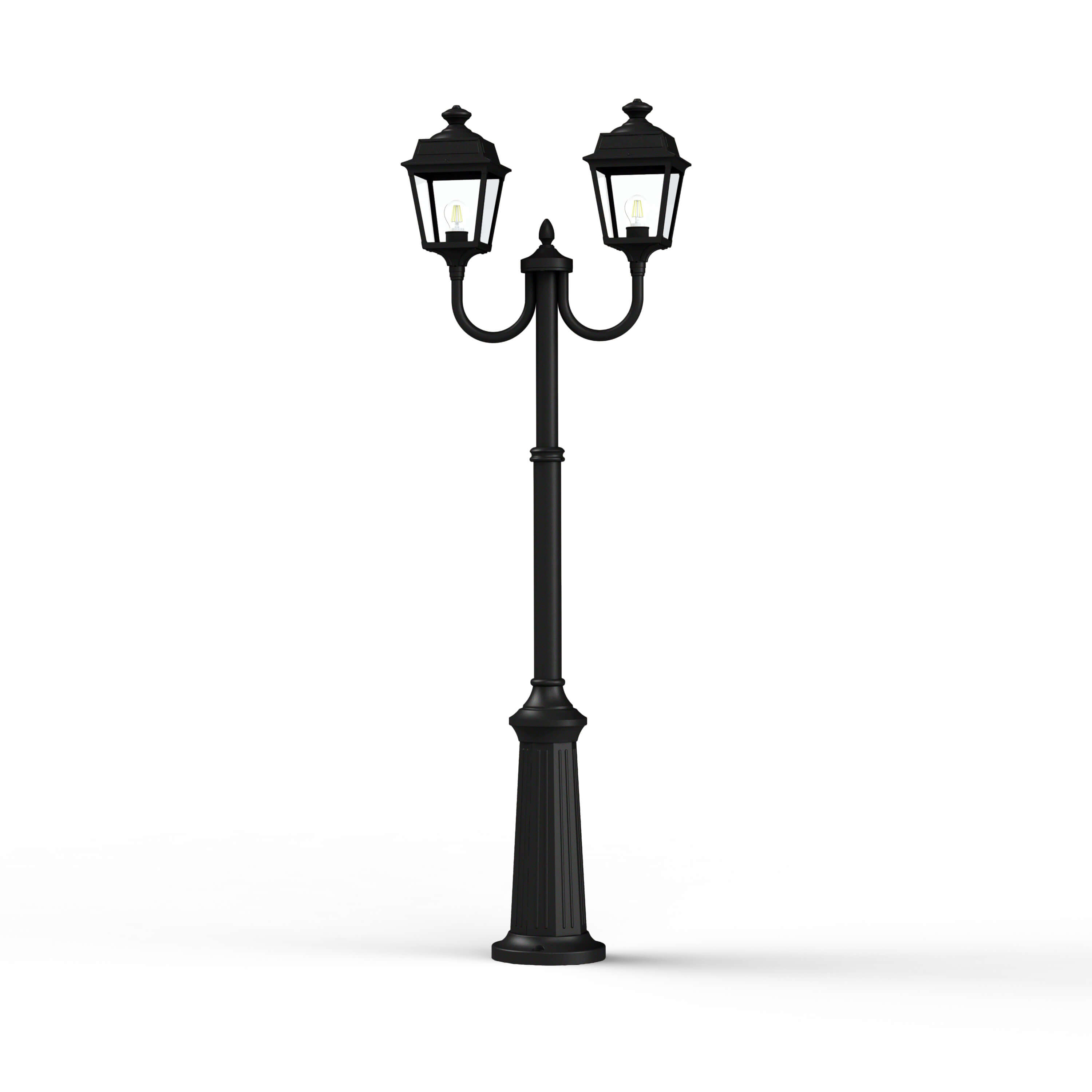 Wegelampe Place des Vosges 1 Tradition M13 mit 2 Leuchten | Roger Pradier®