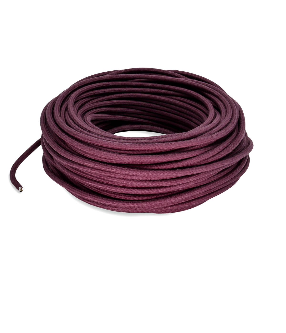 Textilkabel Violett "Melanzana" TO436, 3 x 0,75mm²