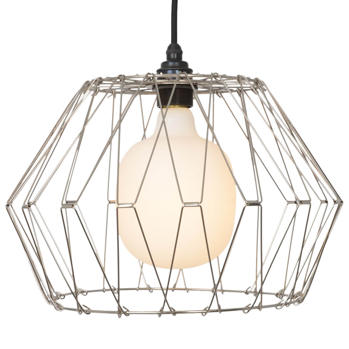 Flex Cage XL Nickel Pendellampe von Konigs