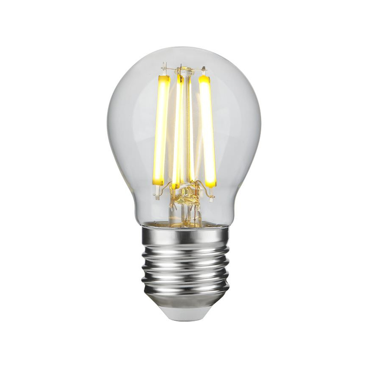 LED E27 Filament Ball G45x80mm 806Lm 7W 2700K Klar Dimmbar