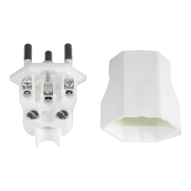 3-poliger Stecker Weiss T12