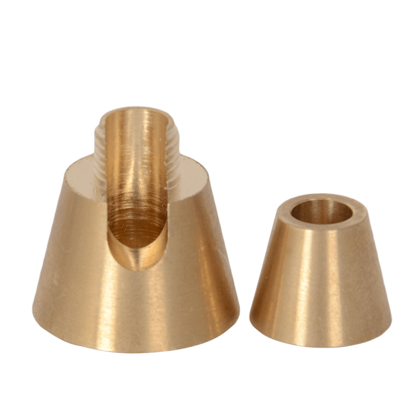 Kabelhalter Konus Messing