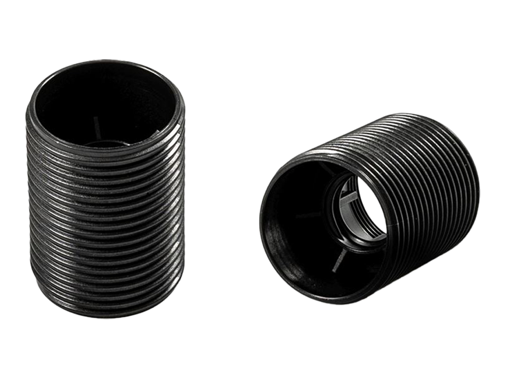 Outer Shell E14 mit Aussengewinde Kunststoff Schwarz