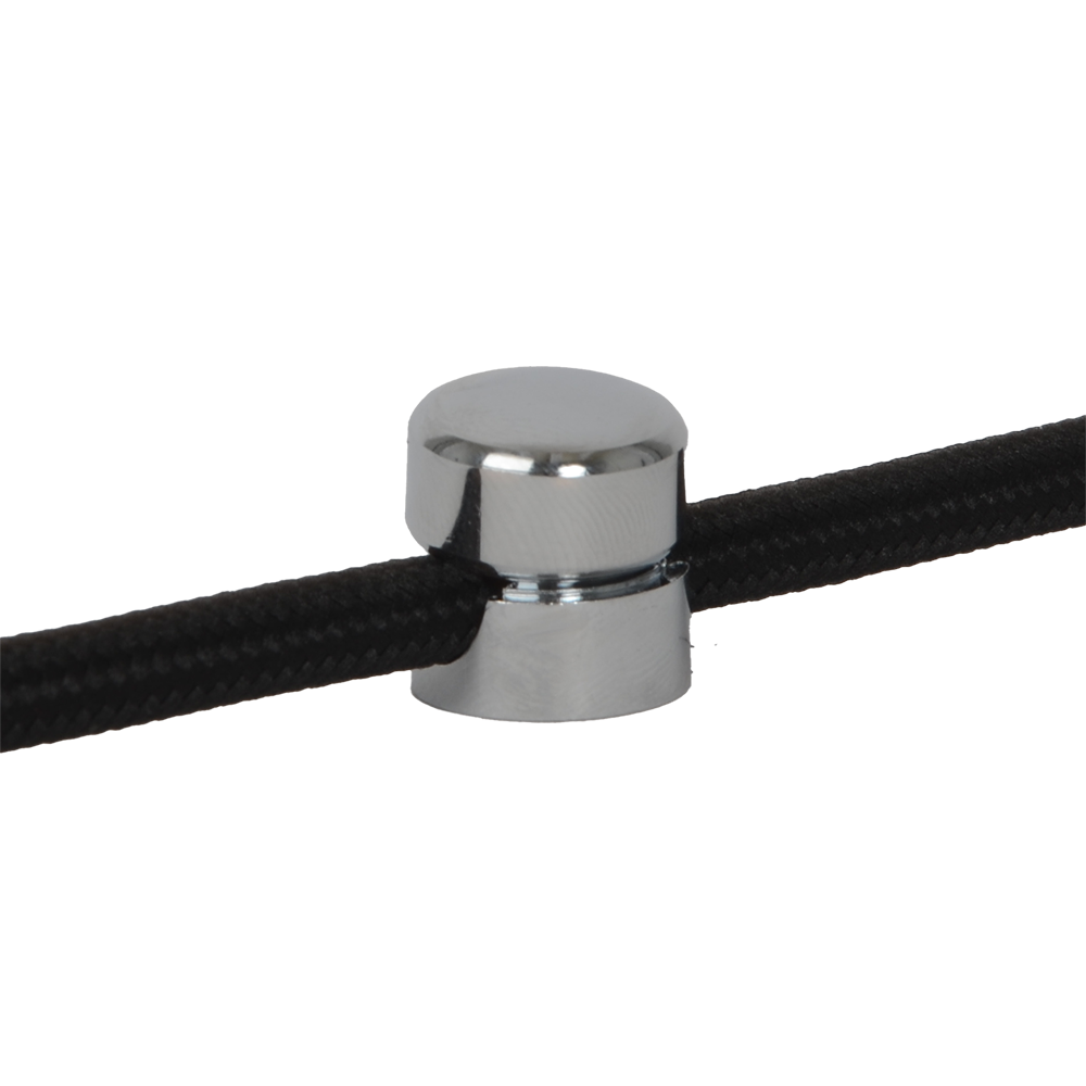 Kabelhalter Metall 2-teilig klein Chrome