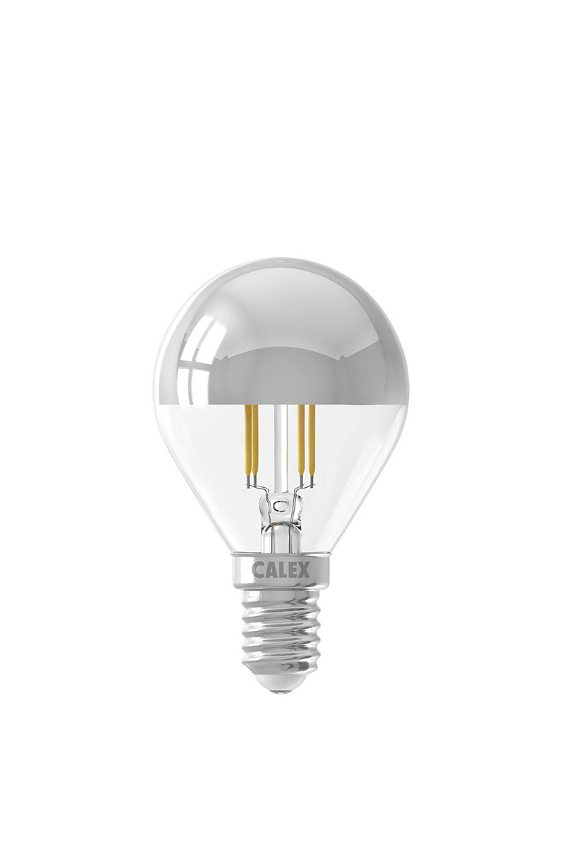 LED Spiegelkopf P45 Silber 3.5W 2700K 250lm E14 | Calex