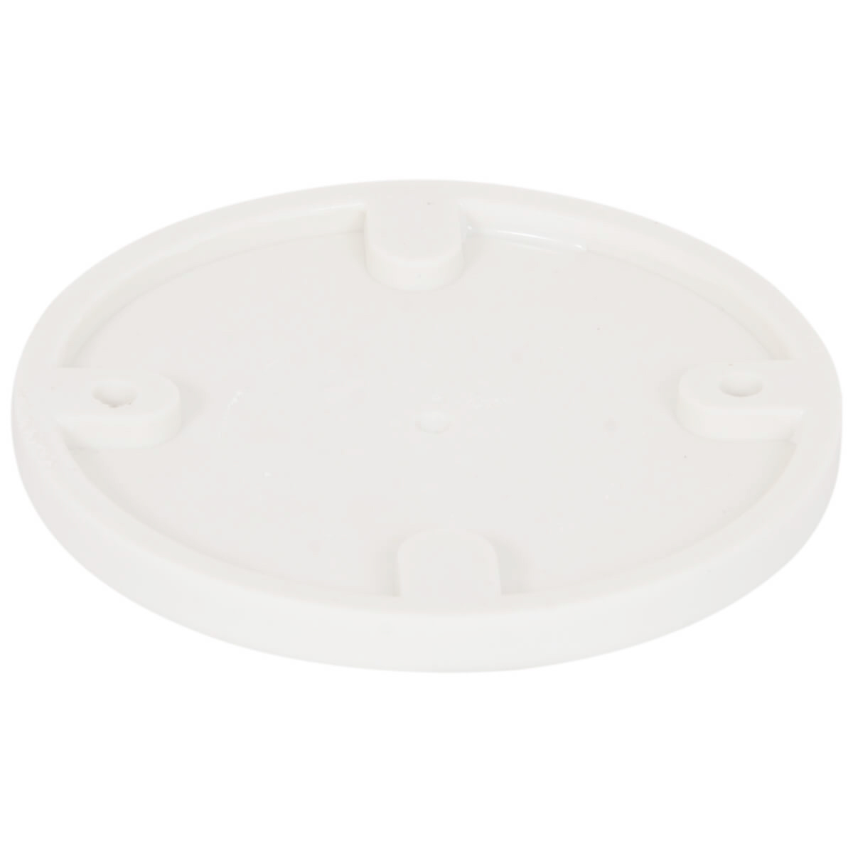 Blinddeckel Porzellan Weiss
