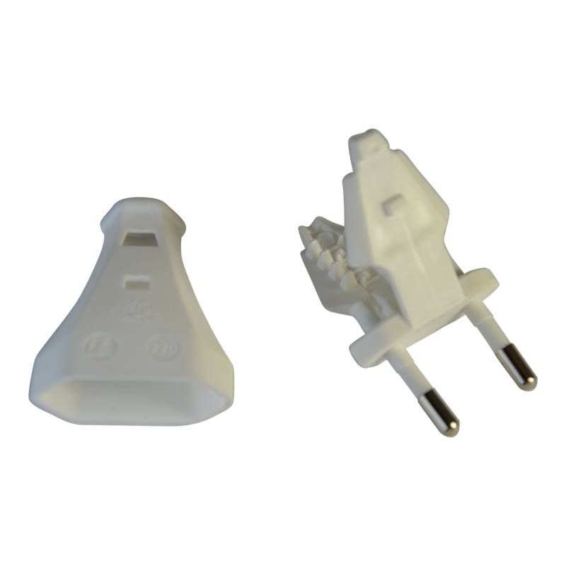 2-poliger Stecker T26 Weiss