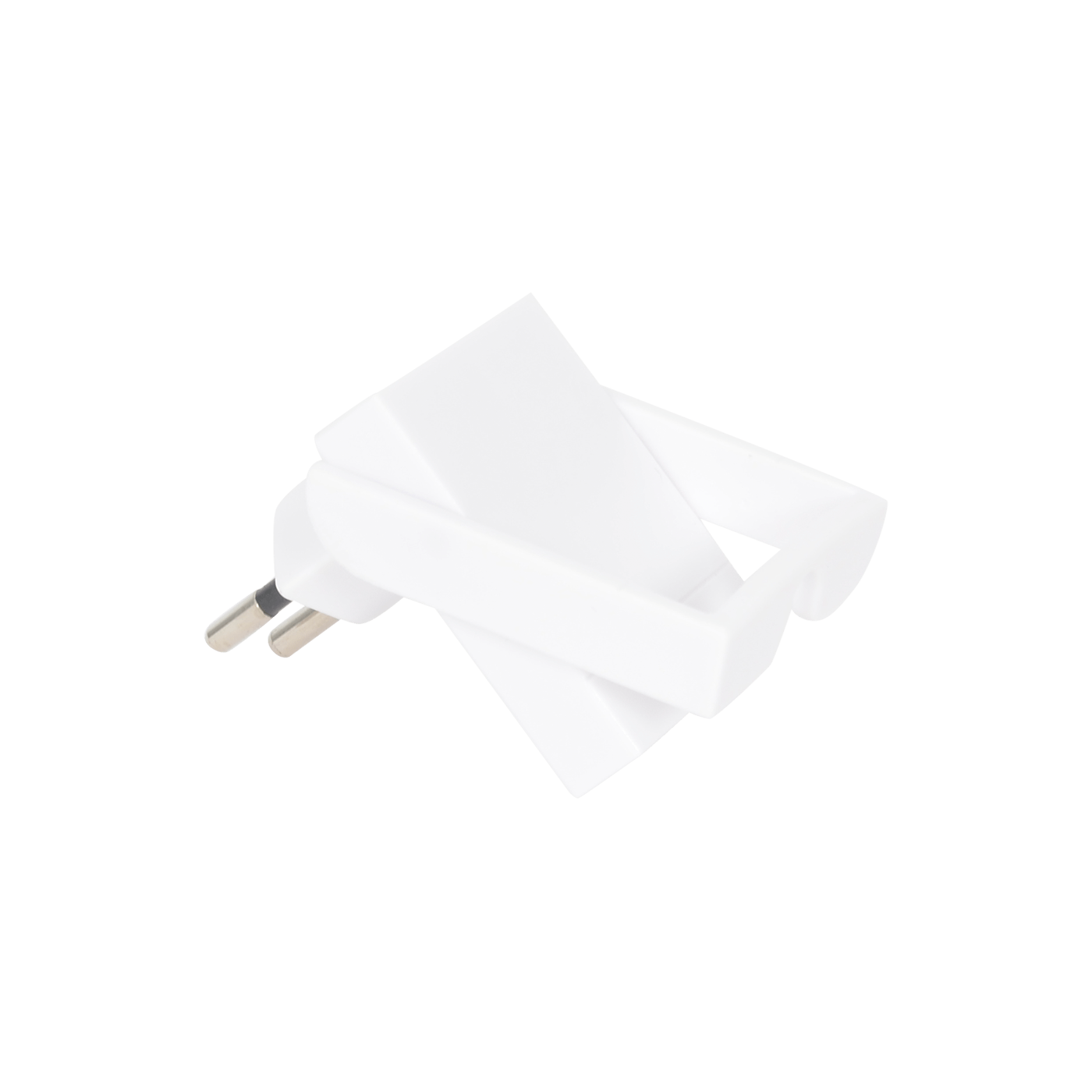 Flachwinkelstecker Skate T12 90° Weiss