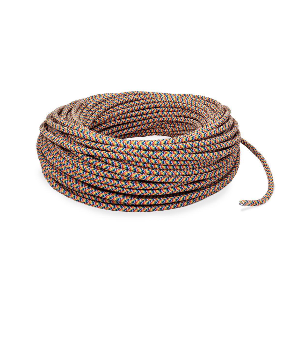Textilkabel Rainbow, 2 x 0,75mm²