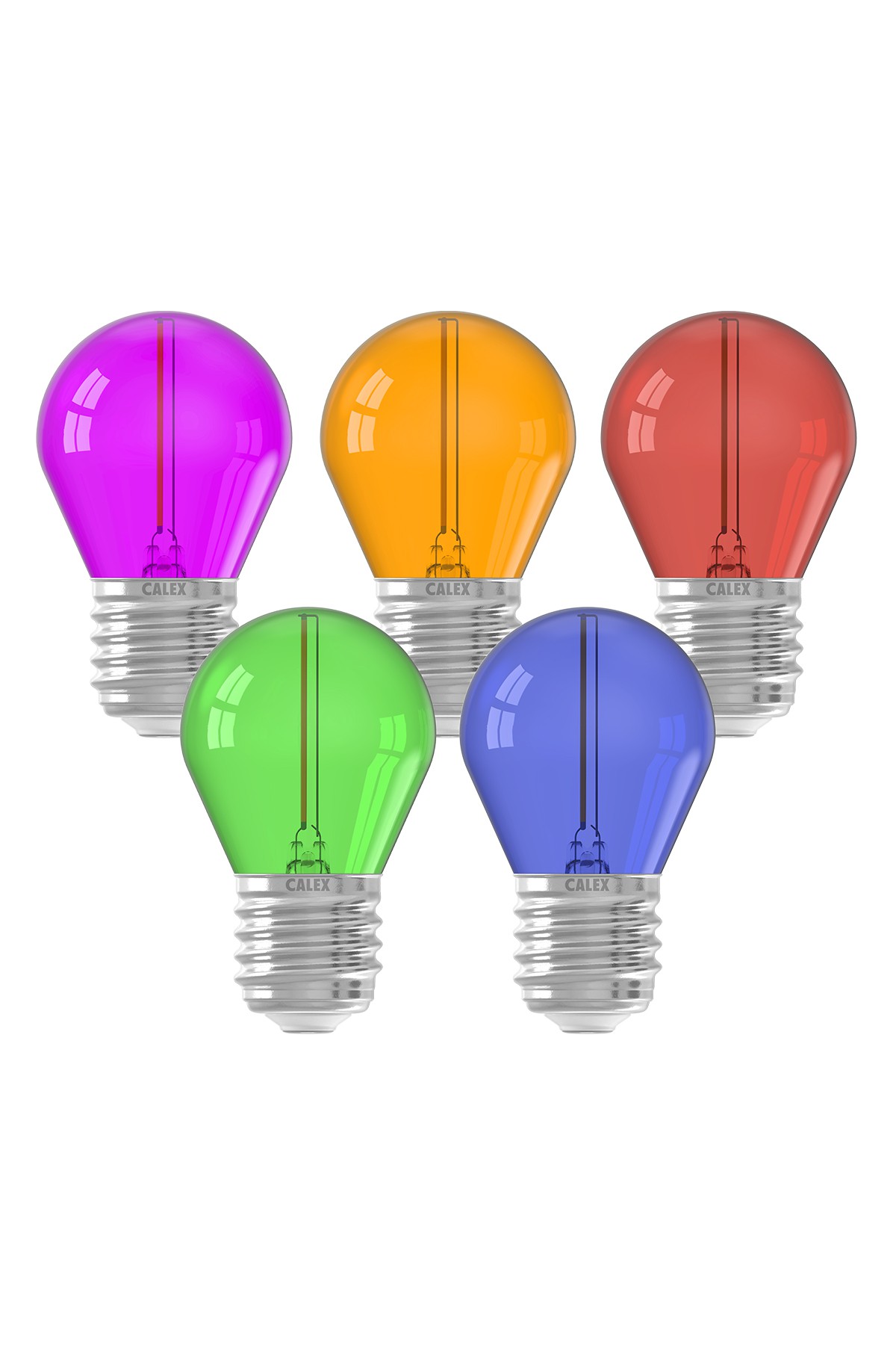 LED Party-Set 5-farbig 1W E27 | Calex