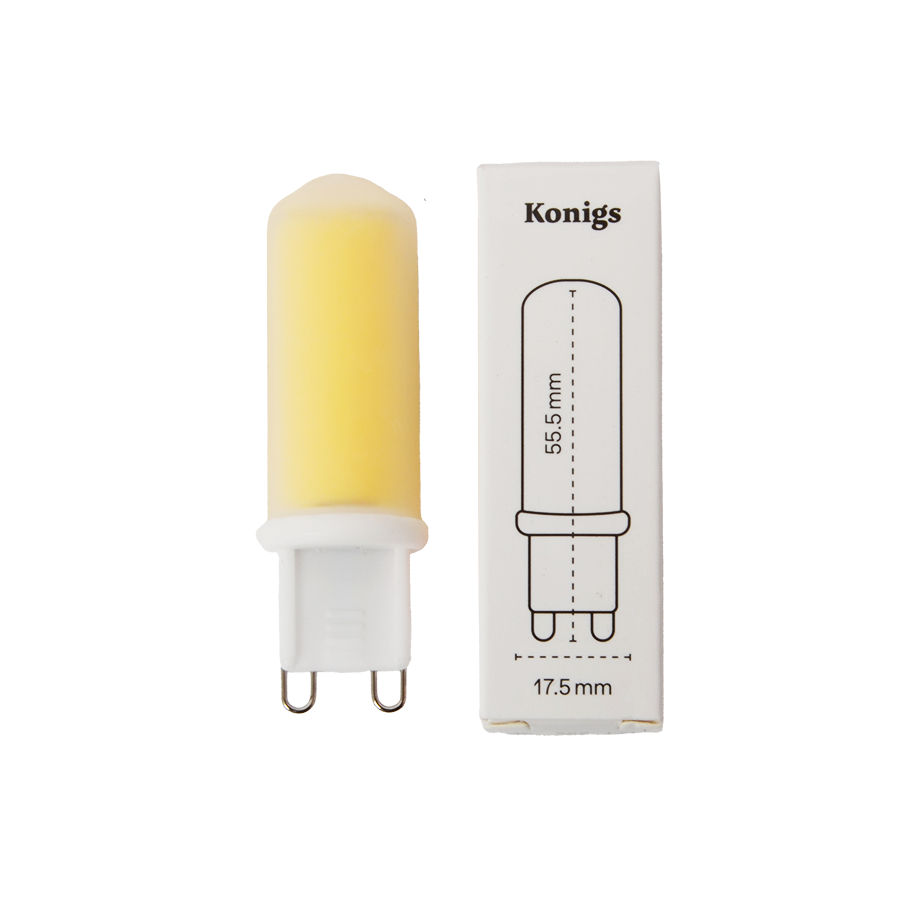 LED G9 4.6W 550lm 3000K frosted | Konigs