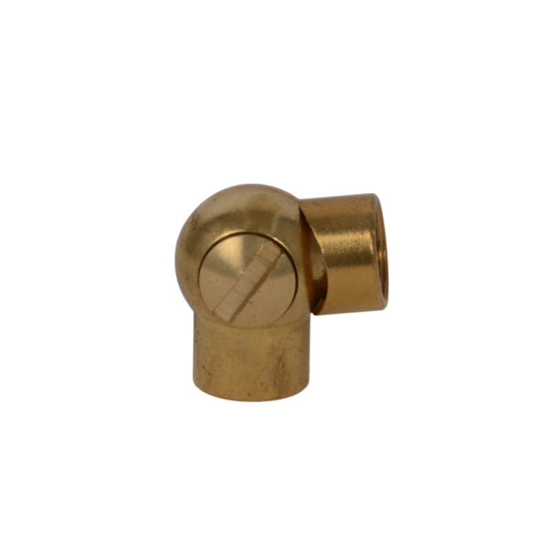 Schraub-Gelenk M10x1, Brass