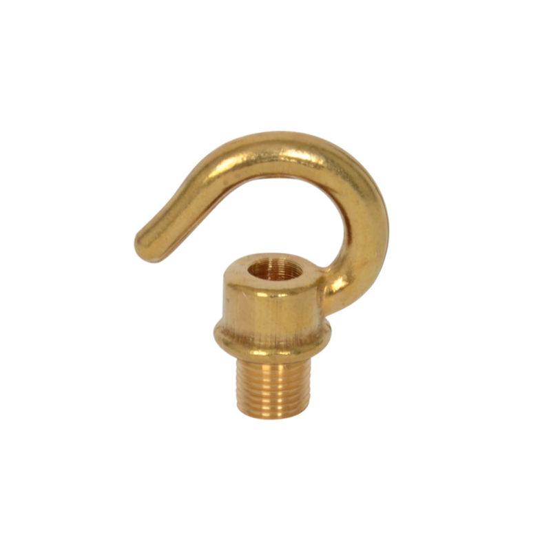 Haken mit Gewinde M10x1 "Brass"