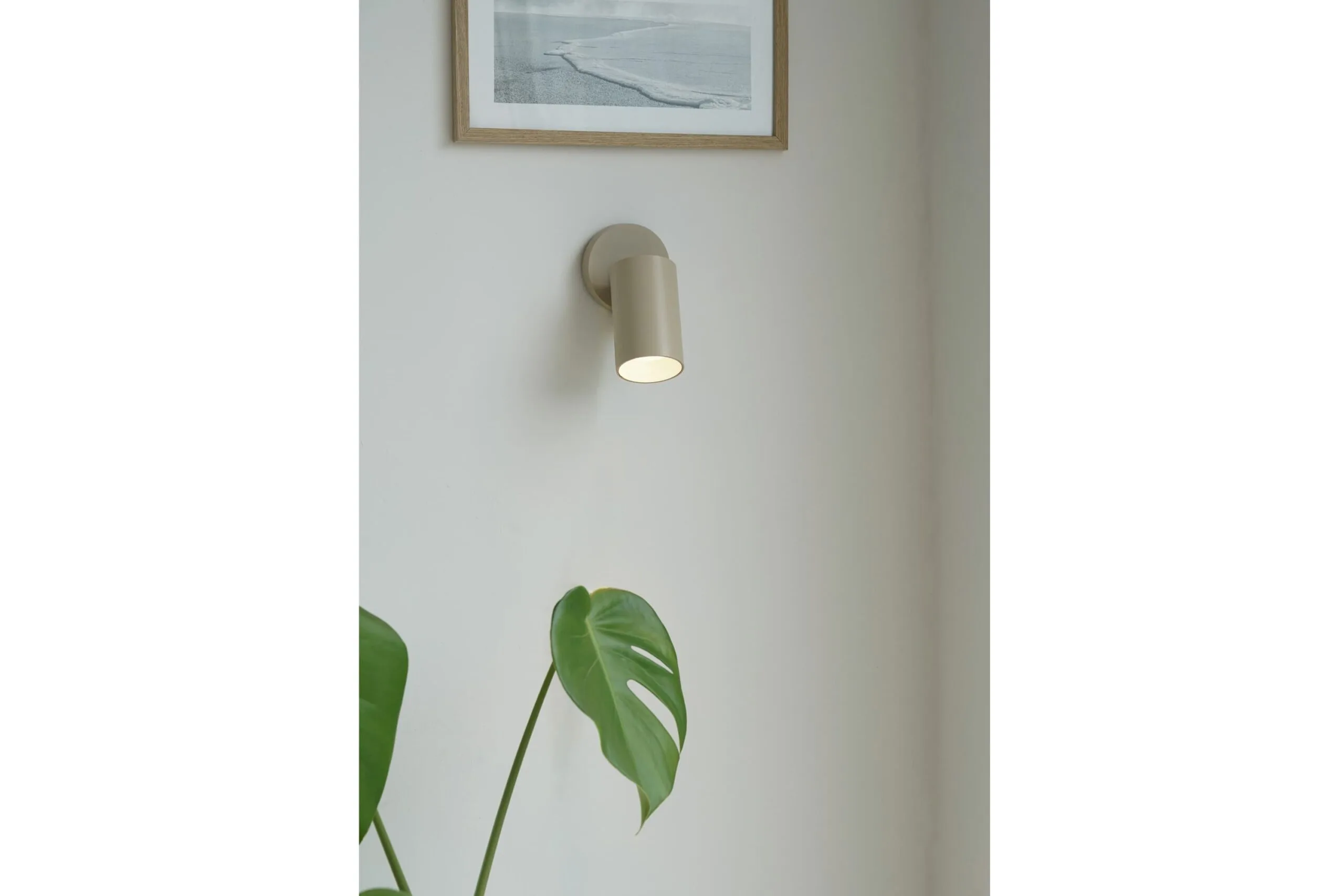 Wand- und Deckenleuchte SpotOn 1 Circle Beige | Antidark