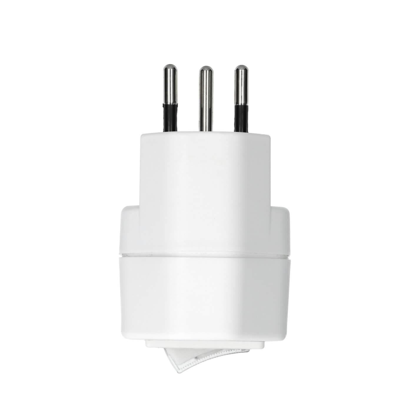 Stecker Typ13 Weiss mit Schalter