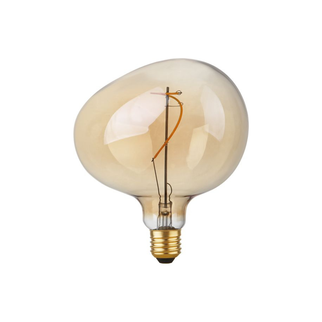LED E27 Filament Flex Snoopy G150x180mm 230V 240Lm 4W 2200K 922 360° AC Dimmbar Gold