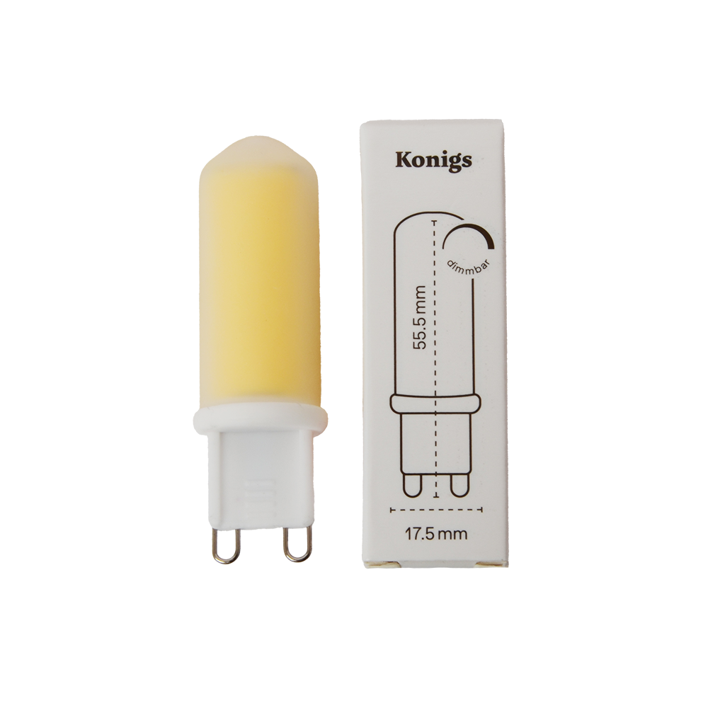 LED G9 4.2W 430lm 3000K frosted dimmbar | Konigs