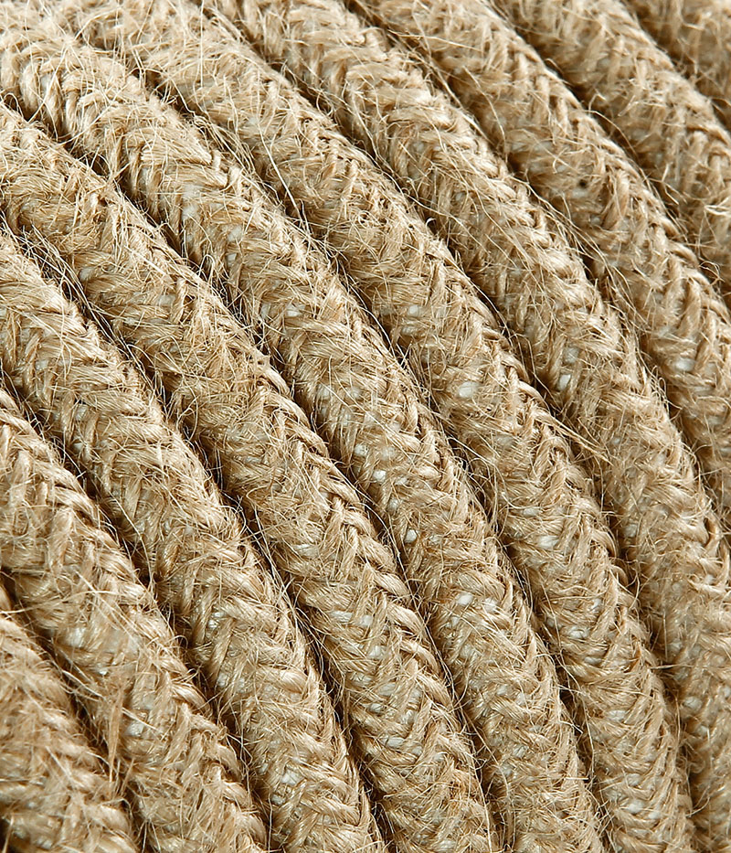 Verlängerungskabel Textil Jute TO415