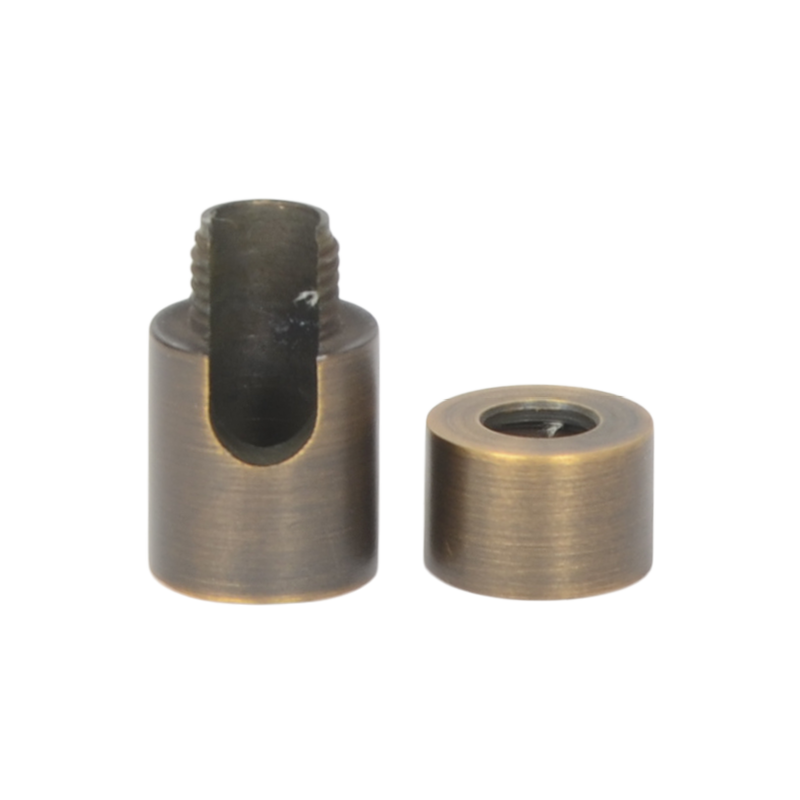 Kabelhalter Zylinder Brushed Antique
