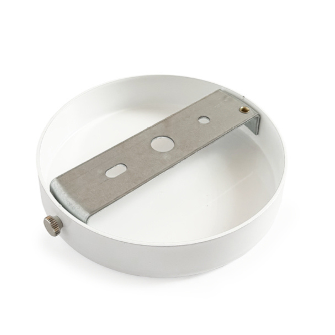 Blinddeckel Stahl Weiss