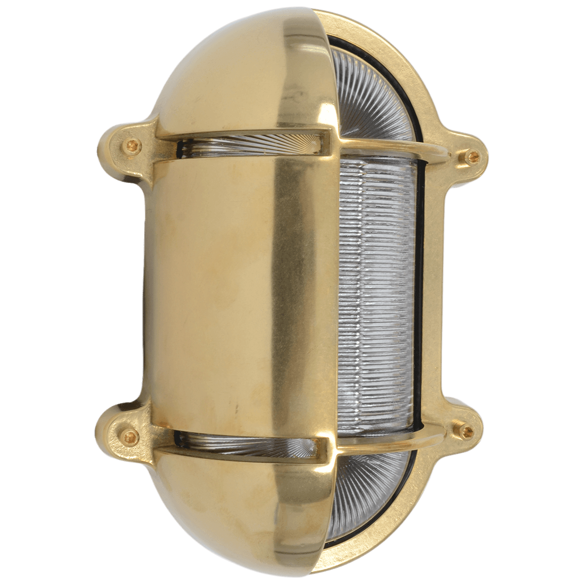 Wandlampe Line Oval Messing 245x172 E27 | Foresti & Suardi