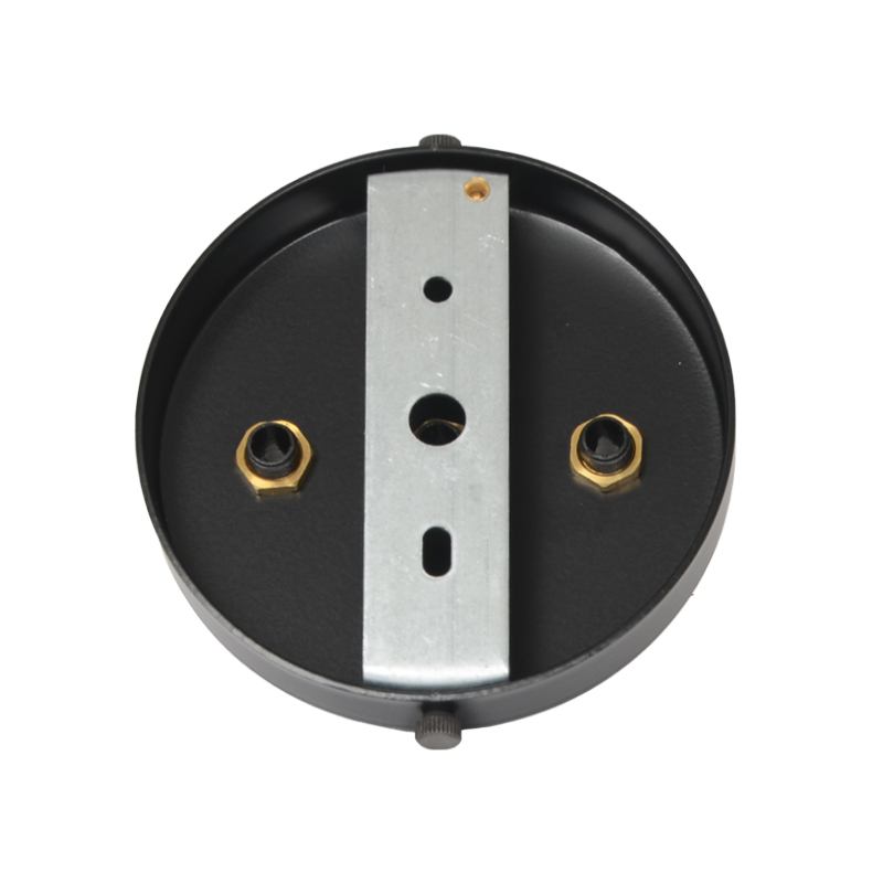 Lampenbaldachin 3-Loch inline Metall Schwarz