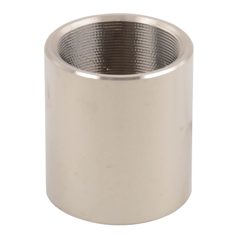 Fassungshülse E27 Nickel glanz