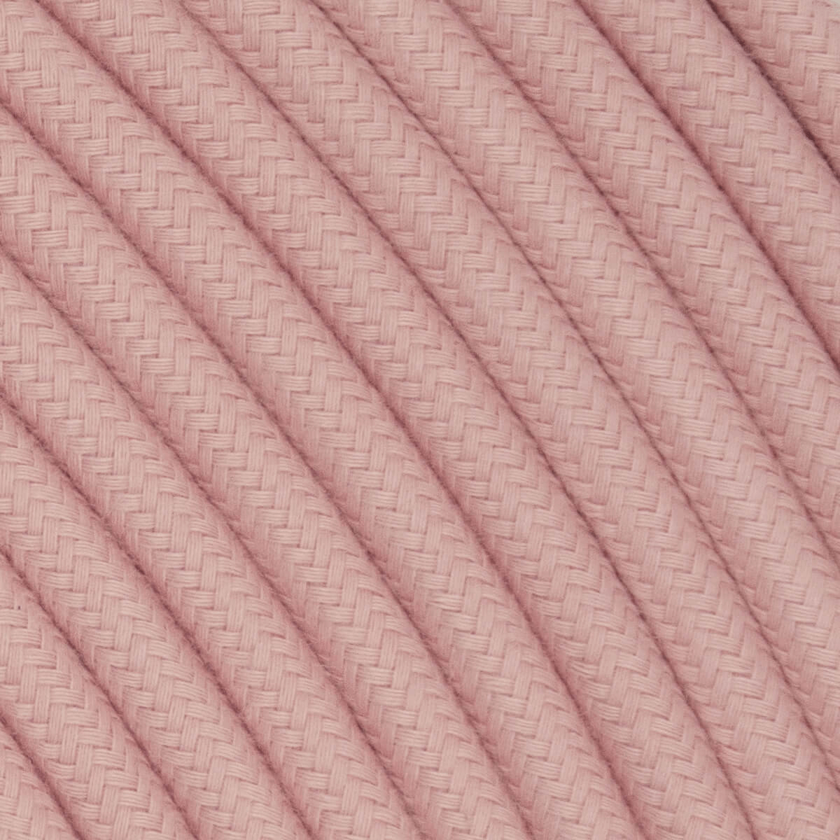Verlängerungskabel Textil Antik Rosa TO434