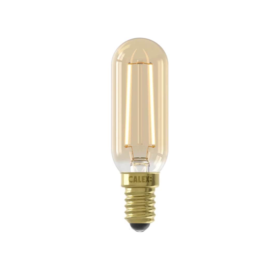 LED Tubular T25 Gold 3.5W 2100K 250lm E14 | Calex