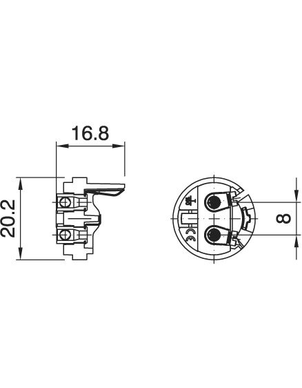 Insert E14 Kunststoff Schwarz