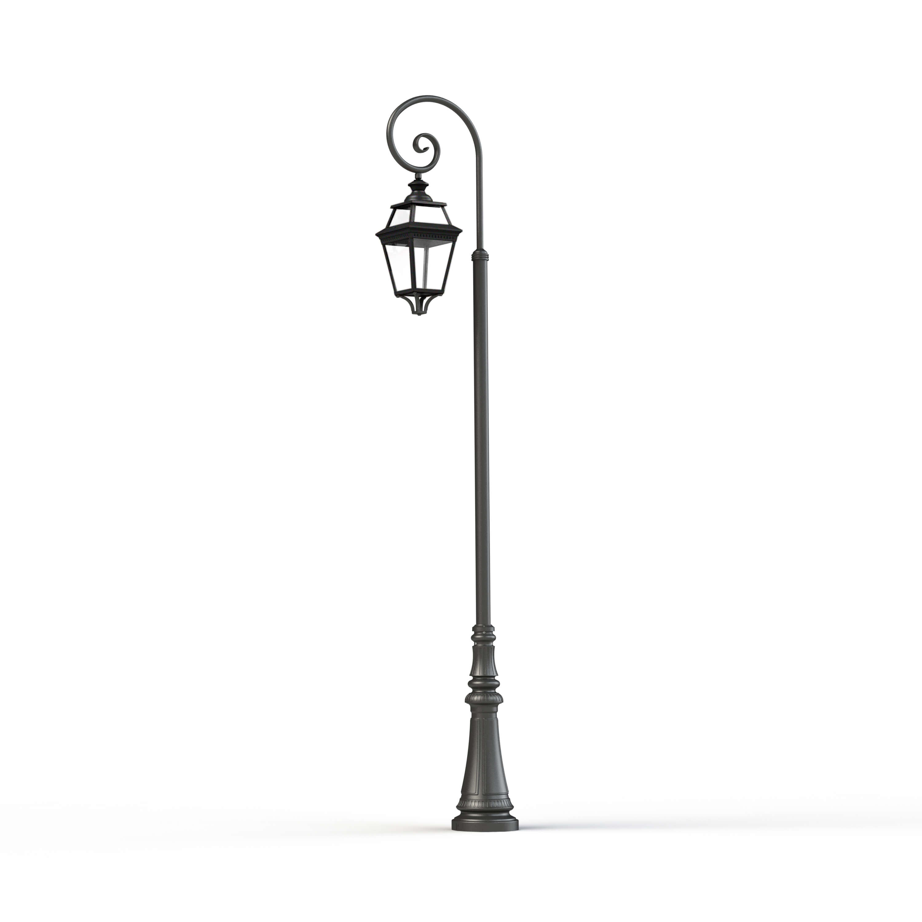 Wegelampe Place des Vosges 3 M10 gebogen | Roger Pradier®