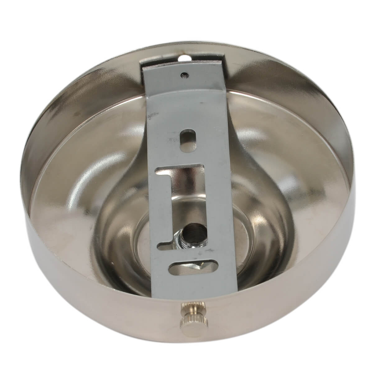 Lampenbaldachin Deluxe Nickel