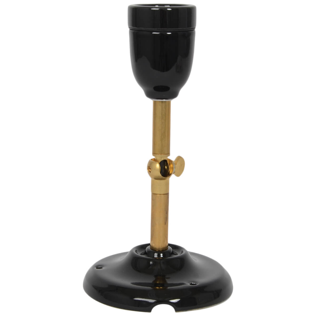 Wandlampe aus schwarzem Porzellan