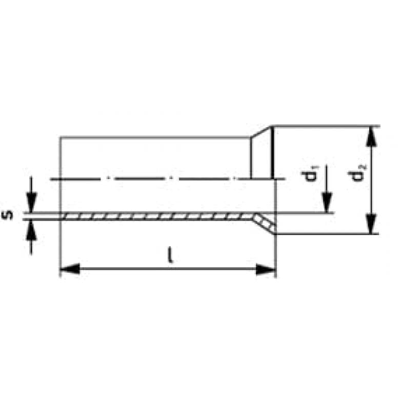 SALE | Aderendhülsen unisoliert 0,75mm² x 6mm, 200 St.