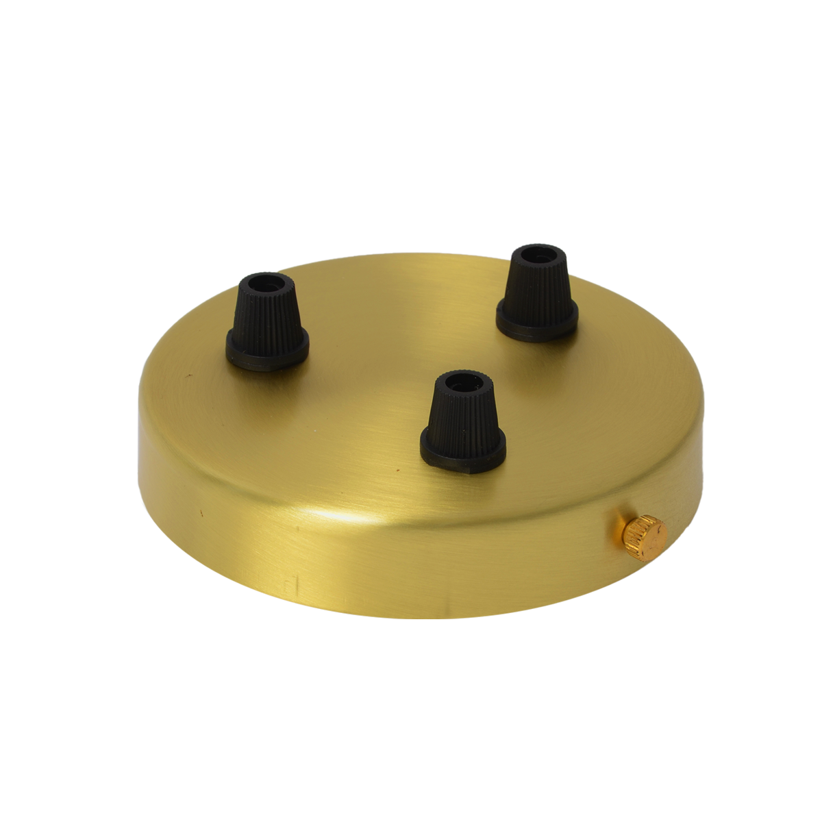 Lampenbaldachin 3-Loch Messing Satin Brass