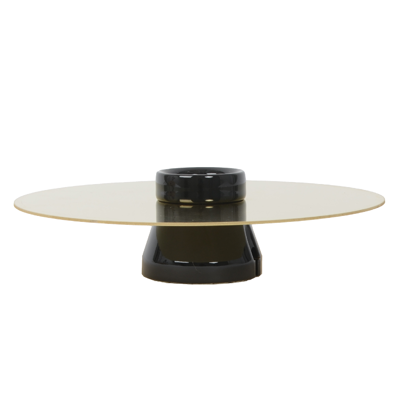 Lampenschirm Disc Messing roh 21 cm